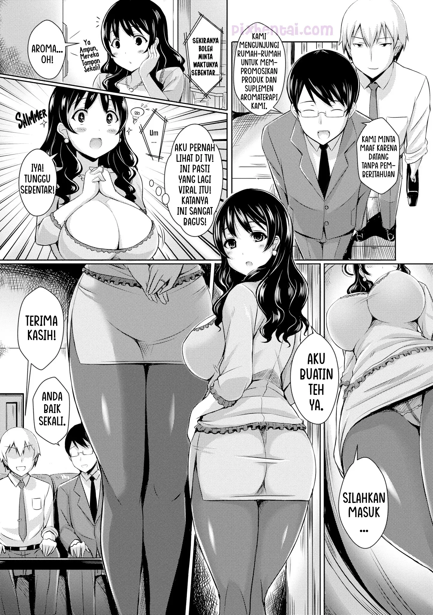 Komik hentai xxx manga sex bokep Honey Counter Sales Gadungan dan Milf Kesepian 3